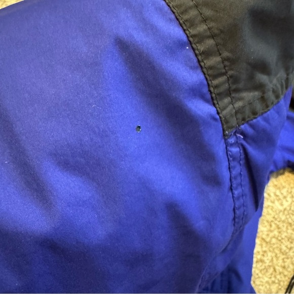 The North Face Jacket Mens Large Blue Black Hooded Full Zip Long Sleeve - Picture 12 of 13